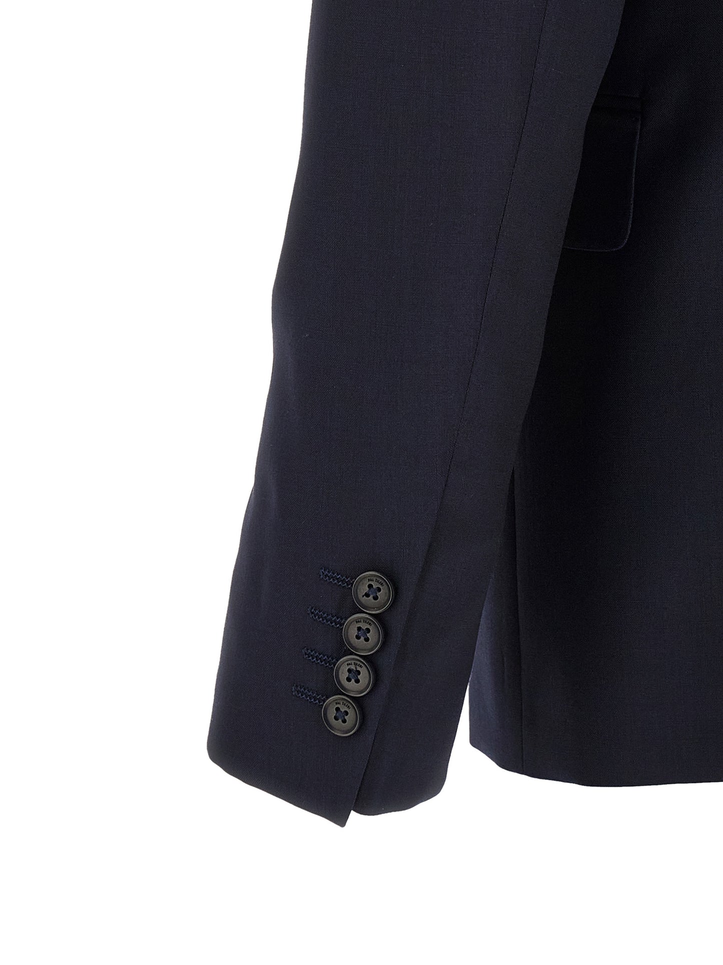Blue Wool Two-Piece Suit