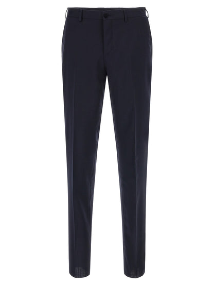 Blue Wool Two-Piece Suit
