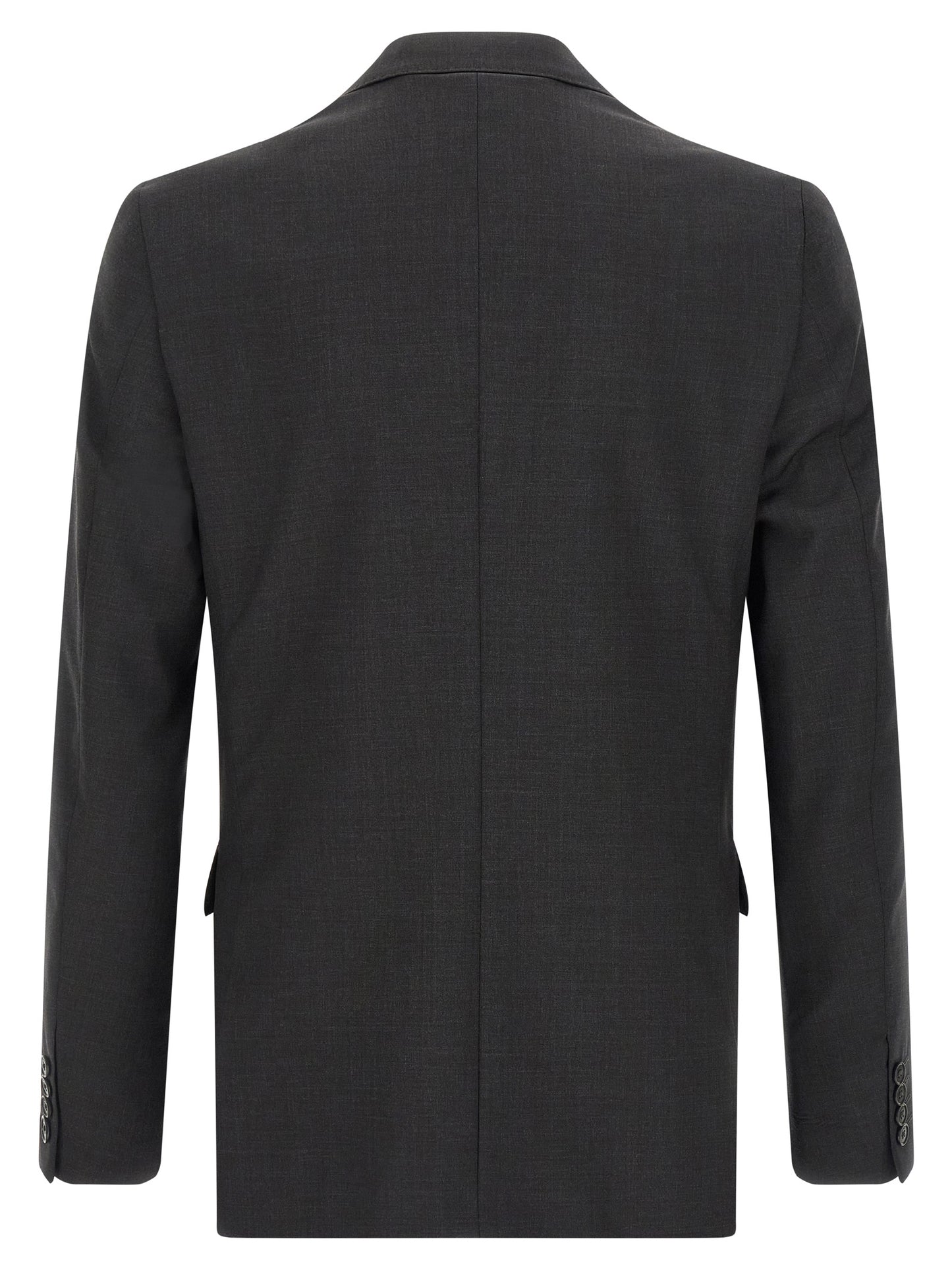 Gray Viscose Two-Piece Suit