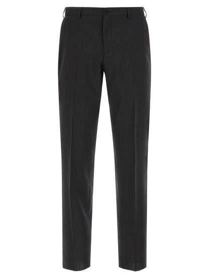 Gray Viscose Two-Piece Suit