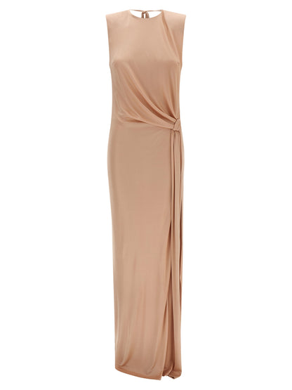 Multicolor Viscose Long Dress