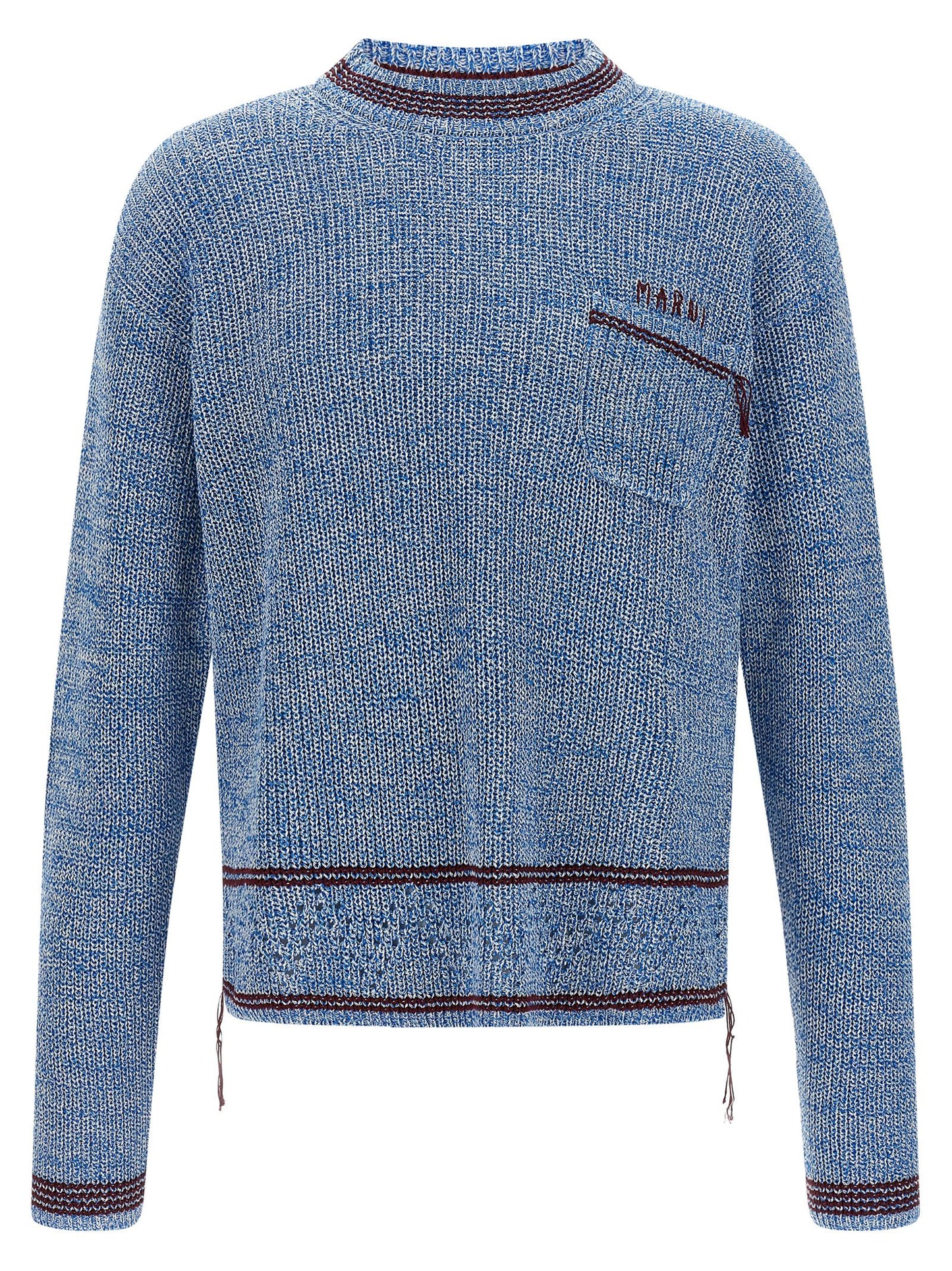 Blue Cotton Cardigan