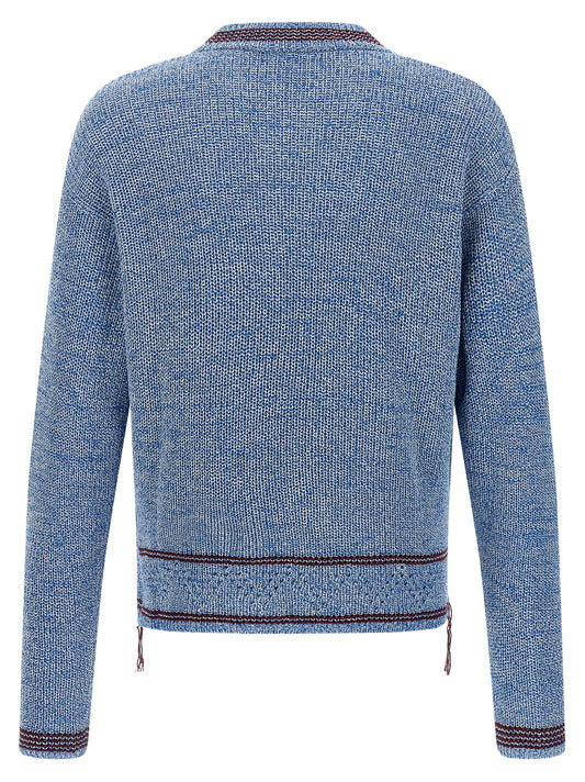 Blue Cotton Cardigan