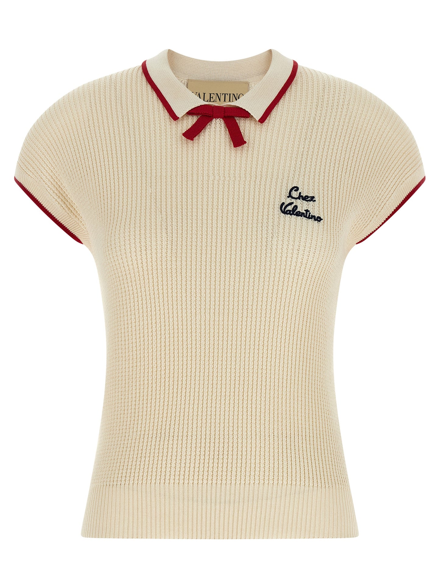 Beige Cotton Shortsleeve Shirt