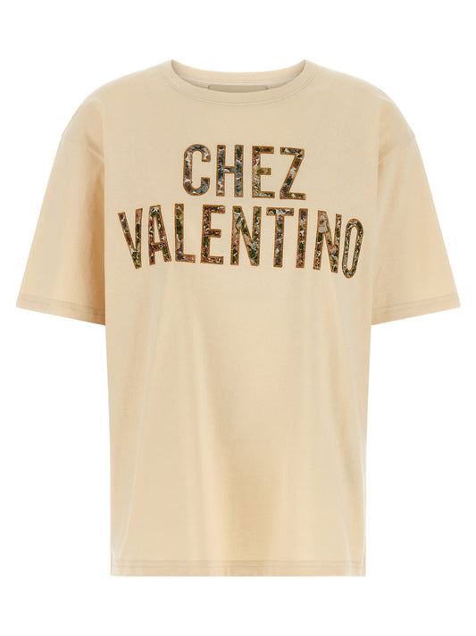 Beige Cotton T-Shirt