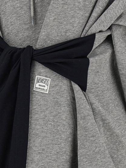 Gray Cotton Short Dress