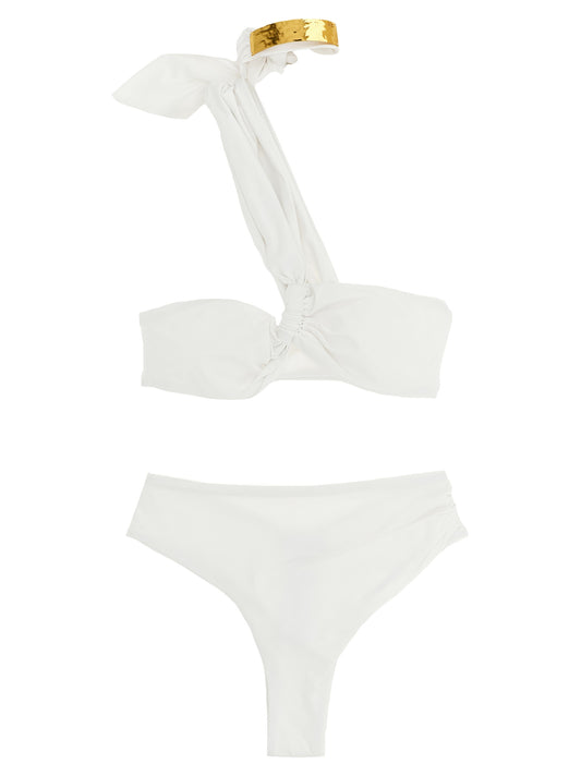White Polyamide Bikini