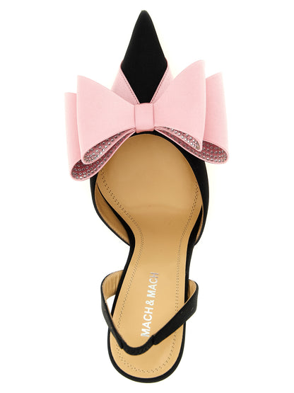 Multicolor Satin High Heel Pumps