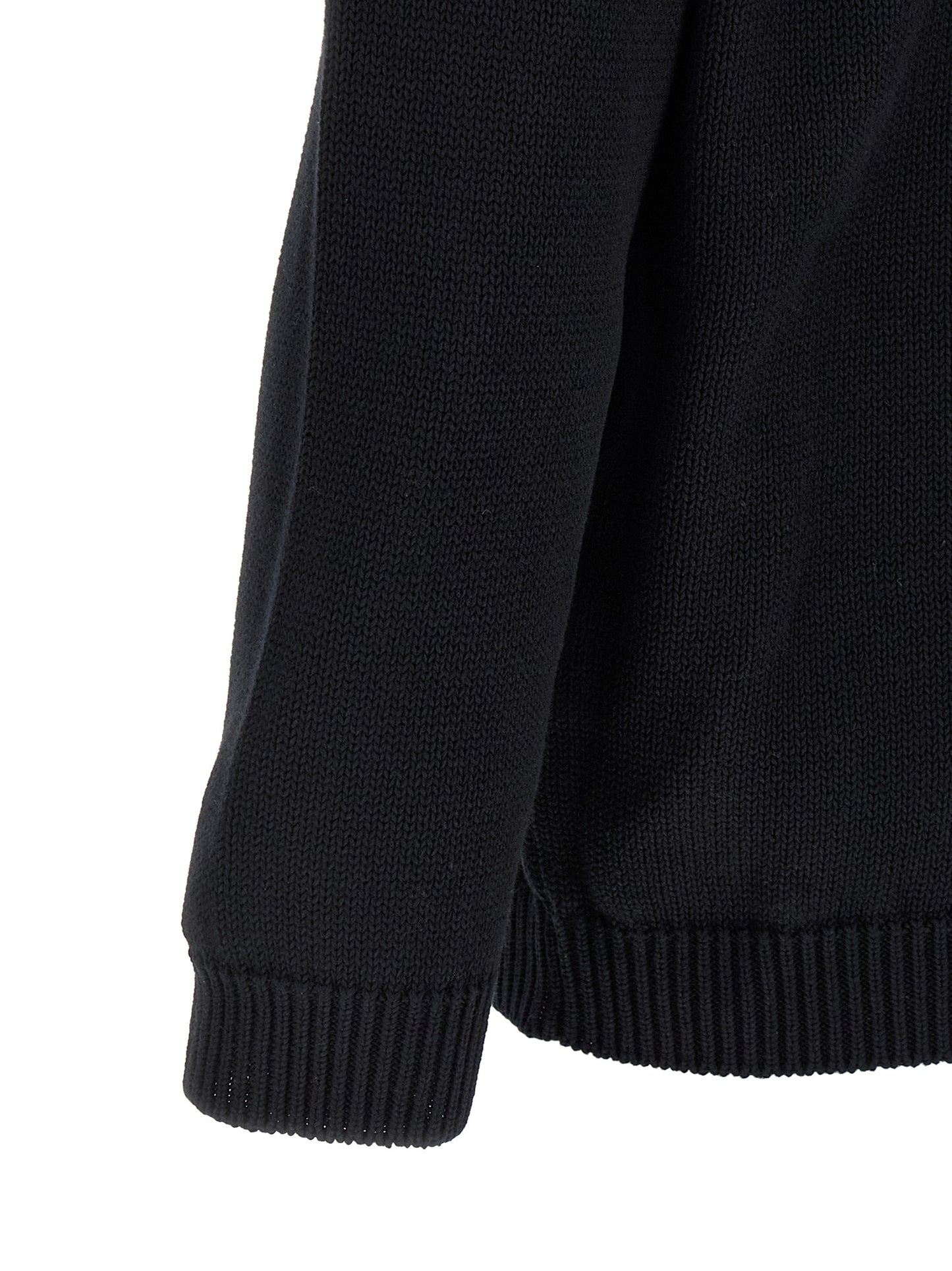 Bicolor Cotton Cardigan