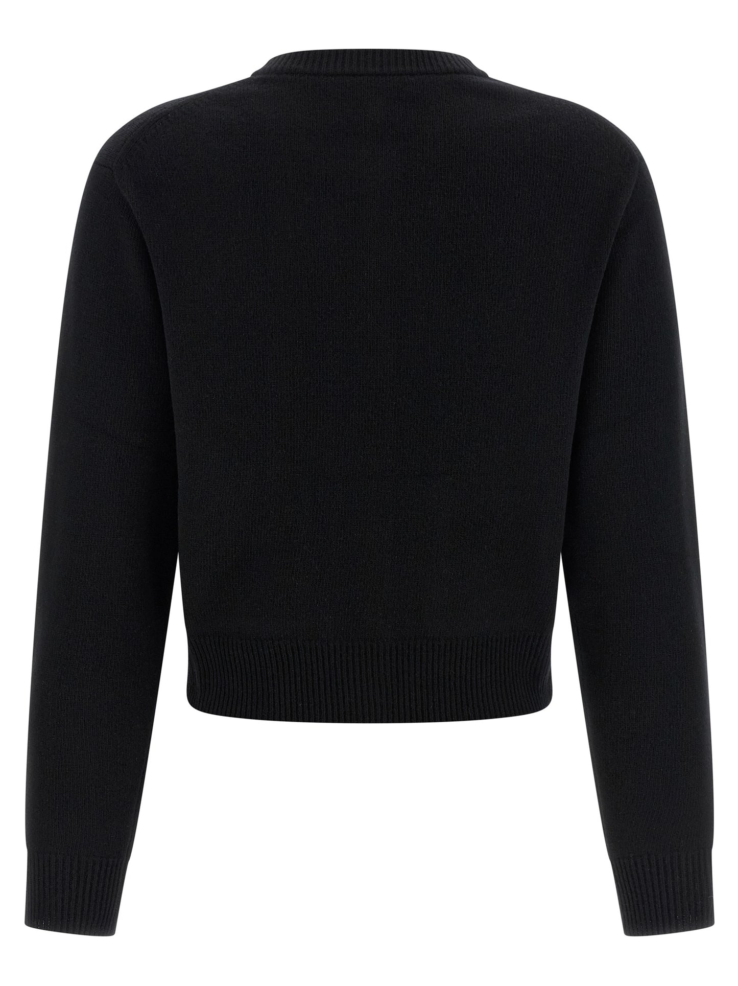 Black Wool Cardigan