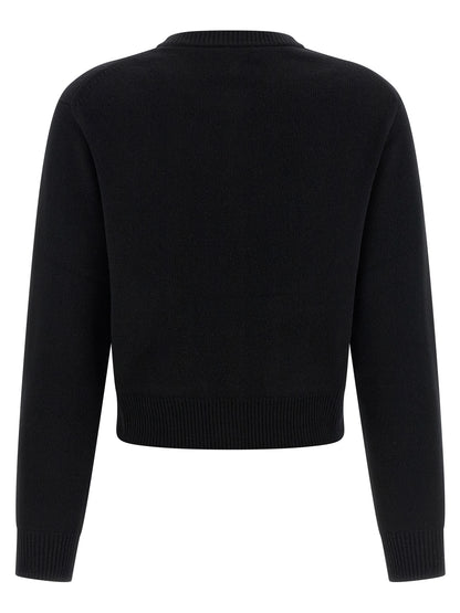 Black Wool Cardigan