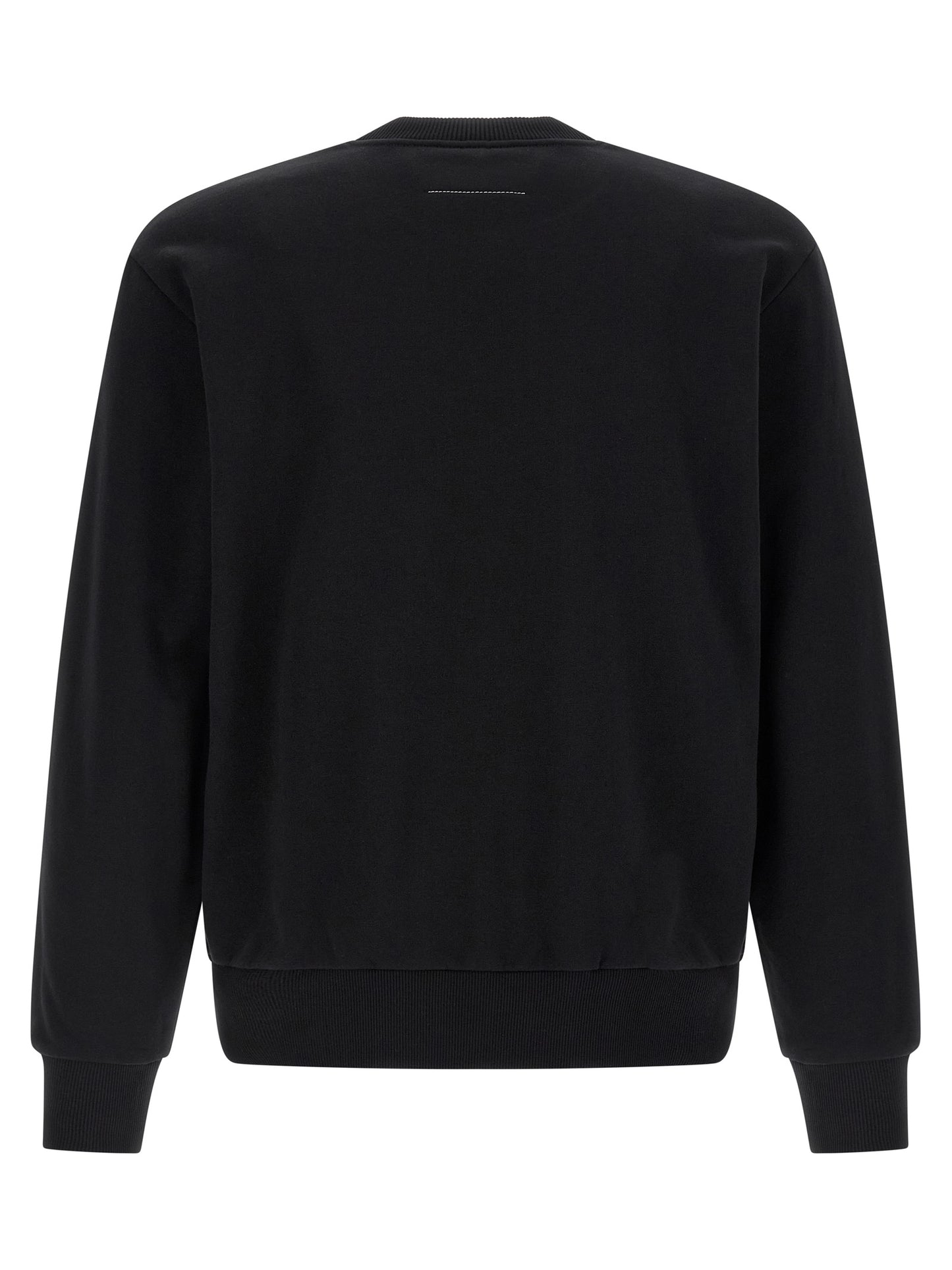 Black Cotton Sweatshirt