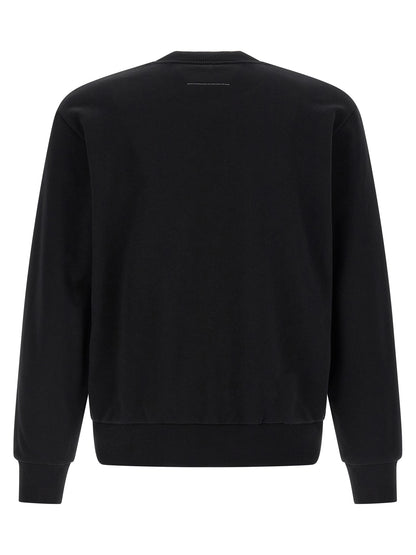 Black Cotton Sweatshirt