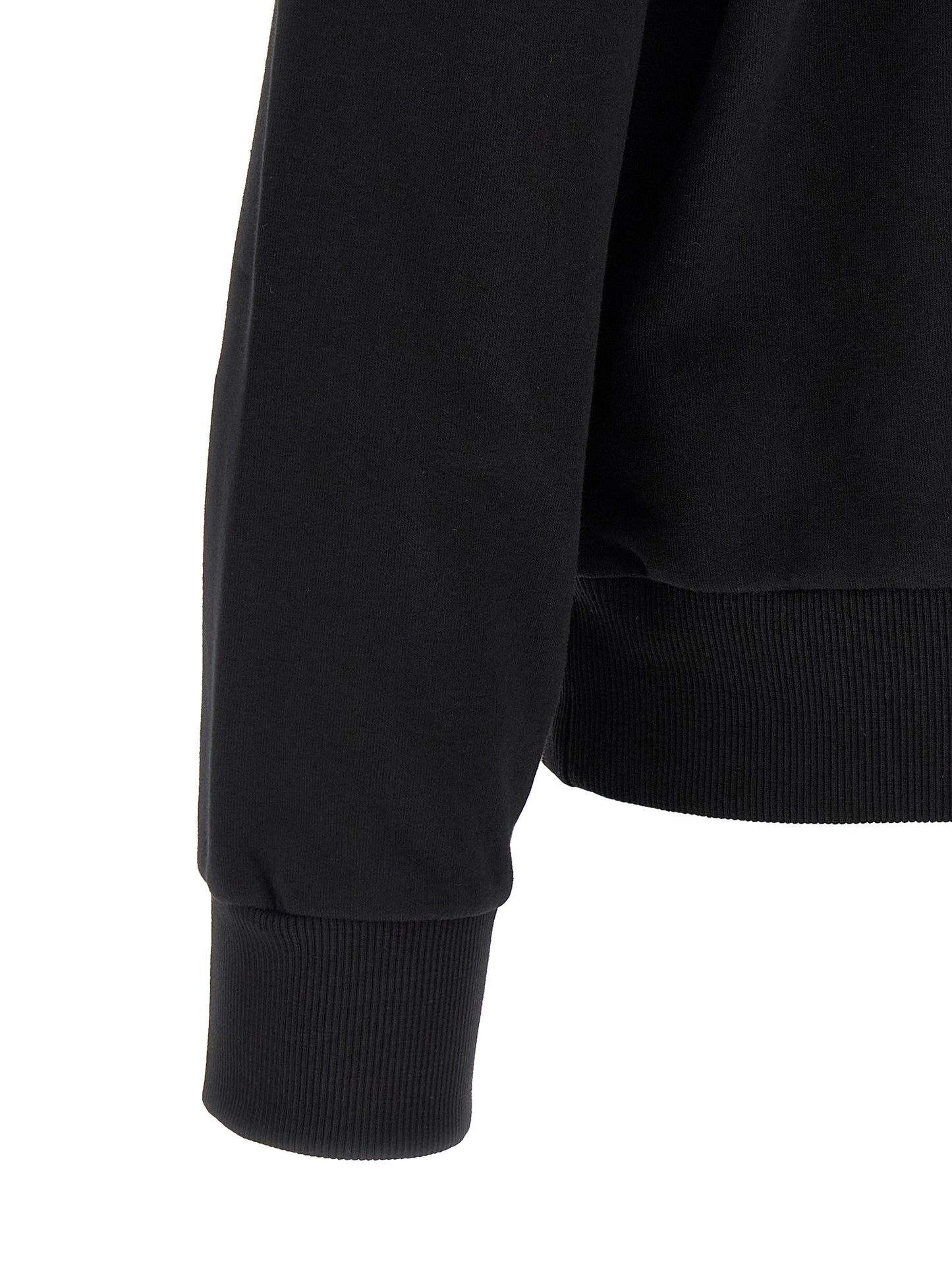 Black Cotton Sweatshirt