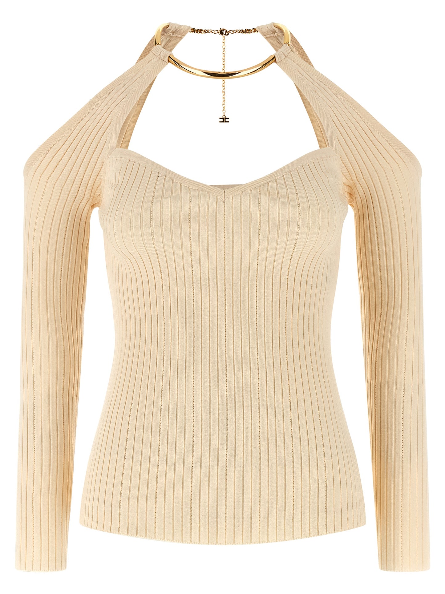 Beige Viscose Cardigan