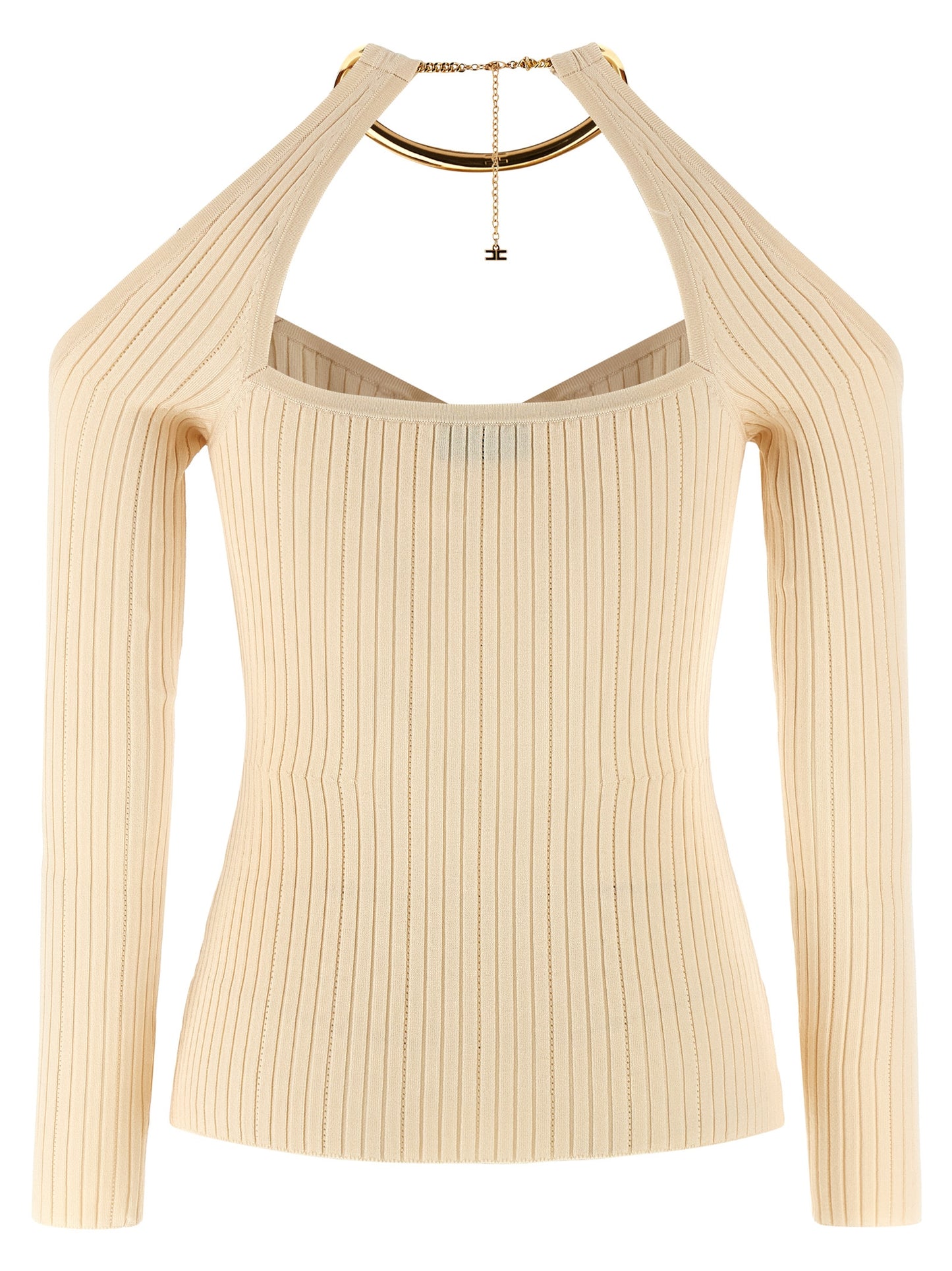 Beige Viscose Cardigan
