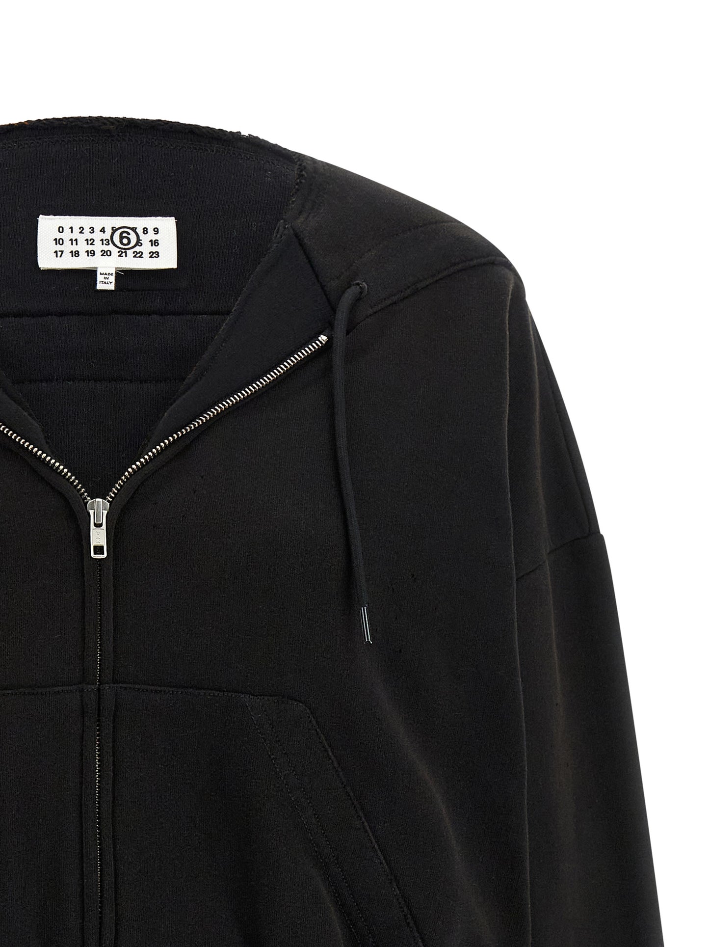 Black Cotton Sweatshirt