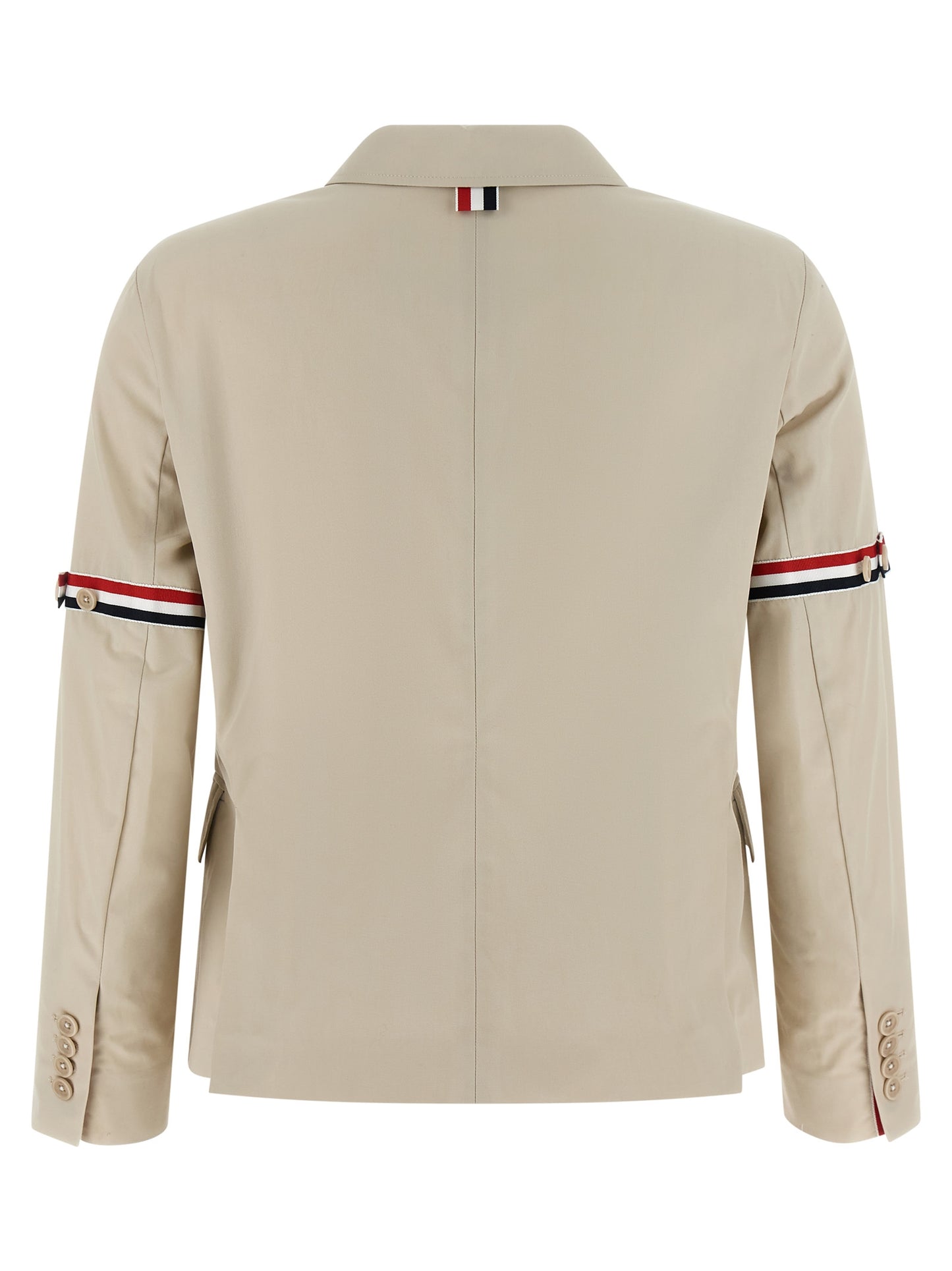 Beige Cotton Blazer