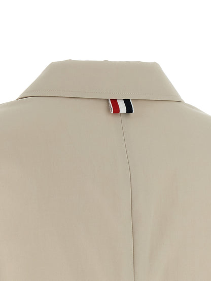 Beige Cotton Blazer