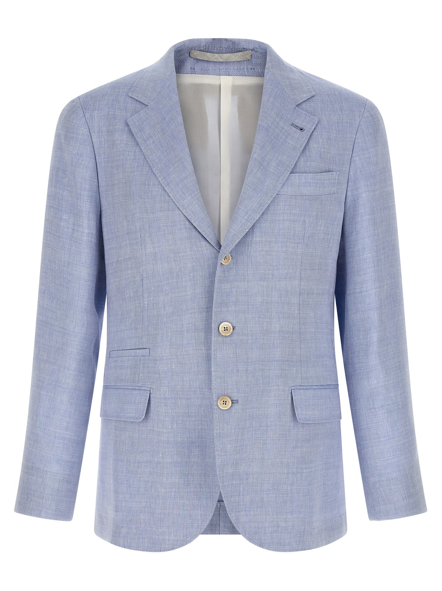 Blue Linen Blazer