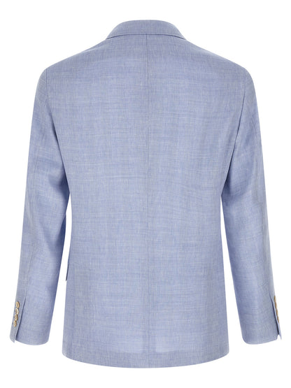 Blue Linen Blazer