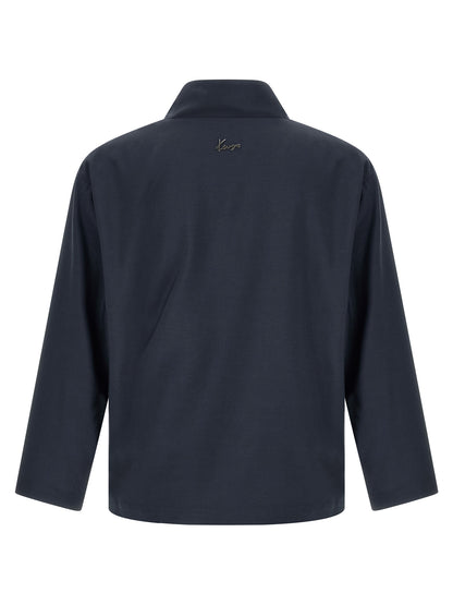 Blue Viscose Blazer