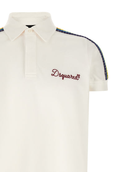White Cotton Polo Shirt