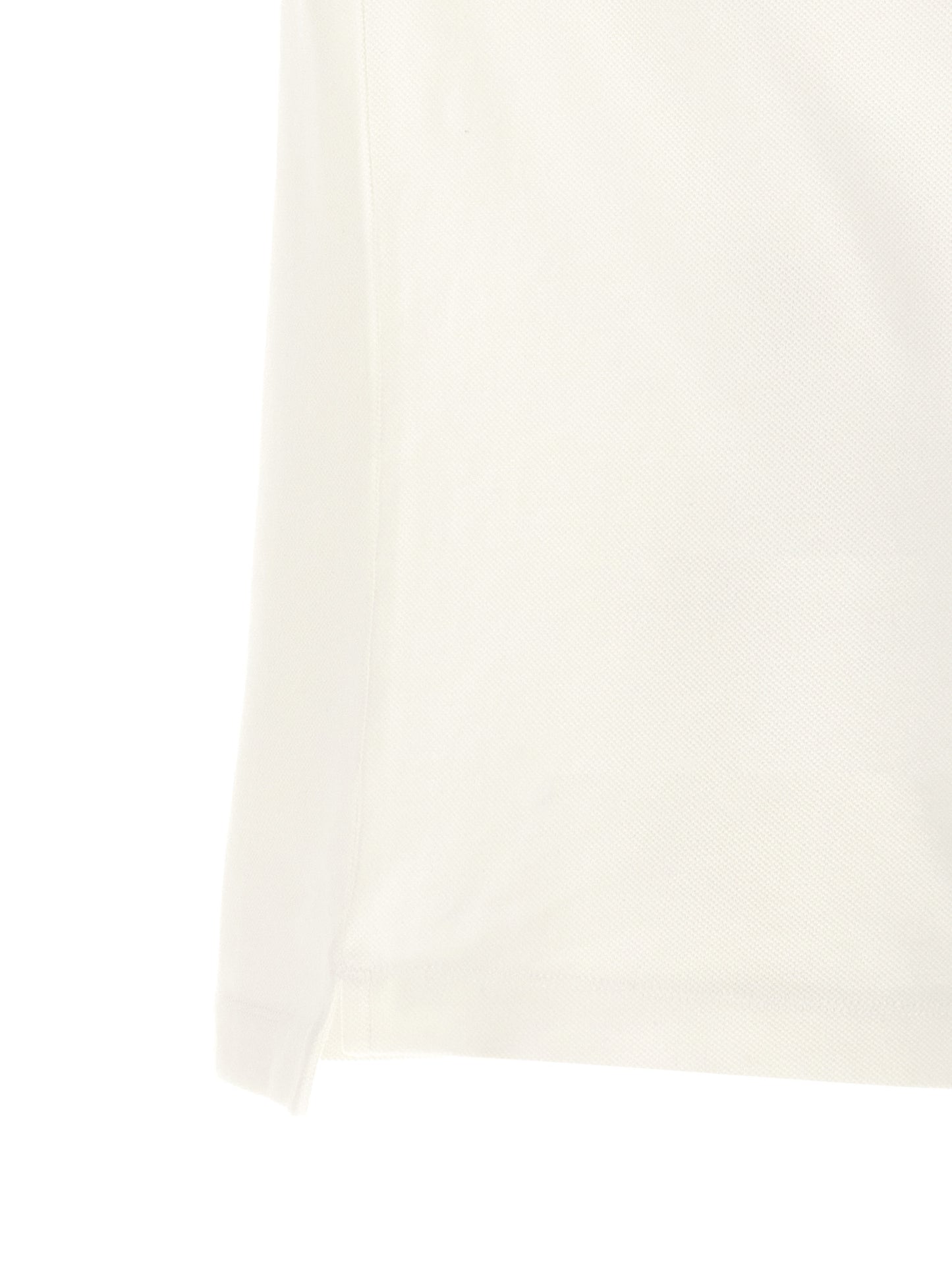 White Cotton Polo Shirt
