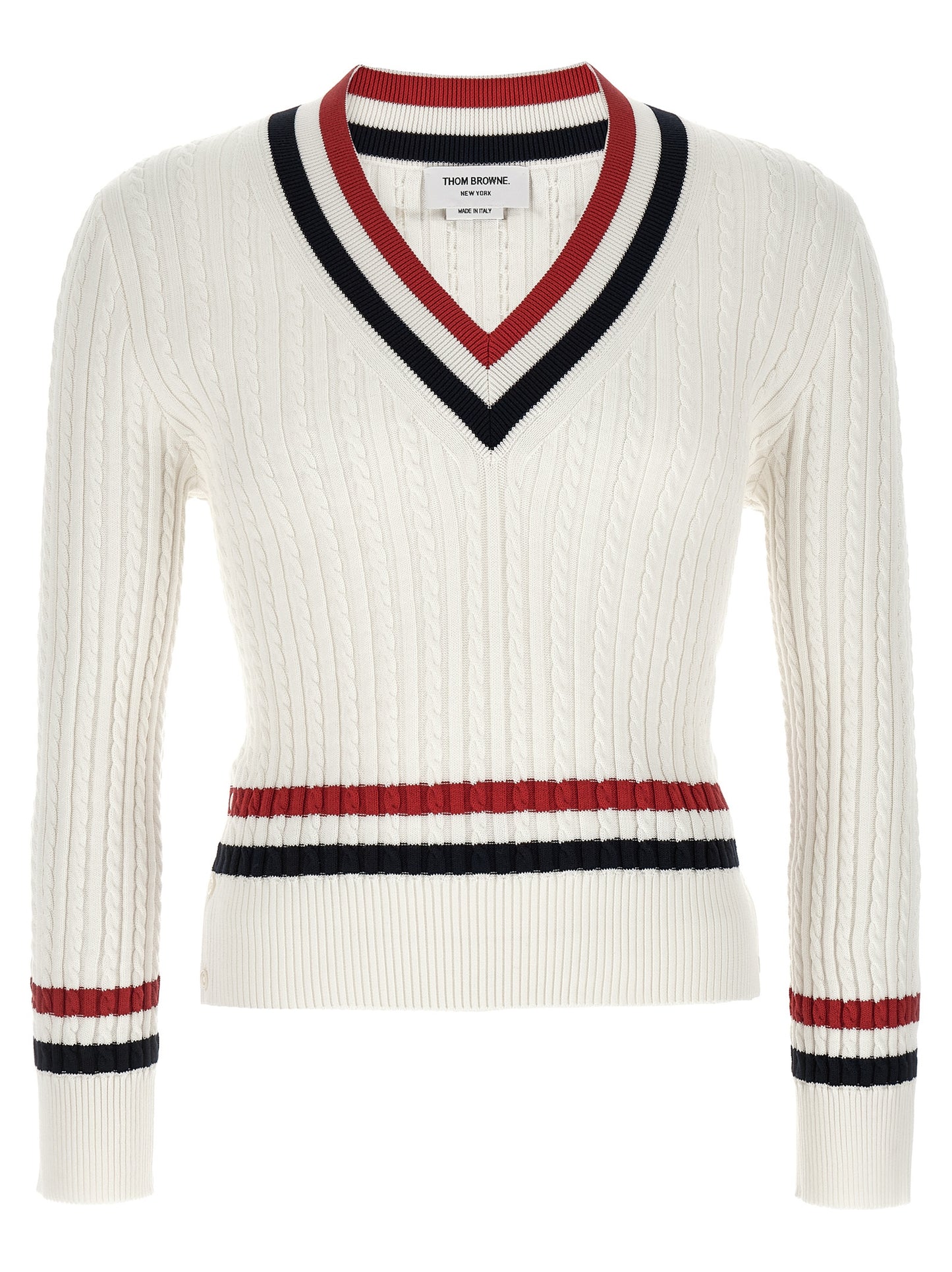 White Cotton Cardigan