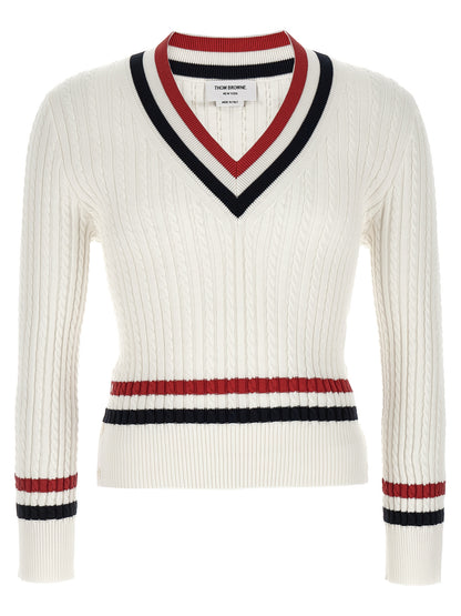 White Cotton Cardigan