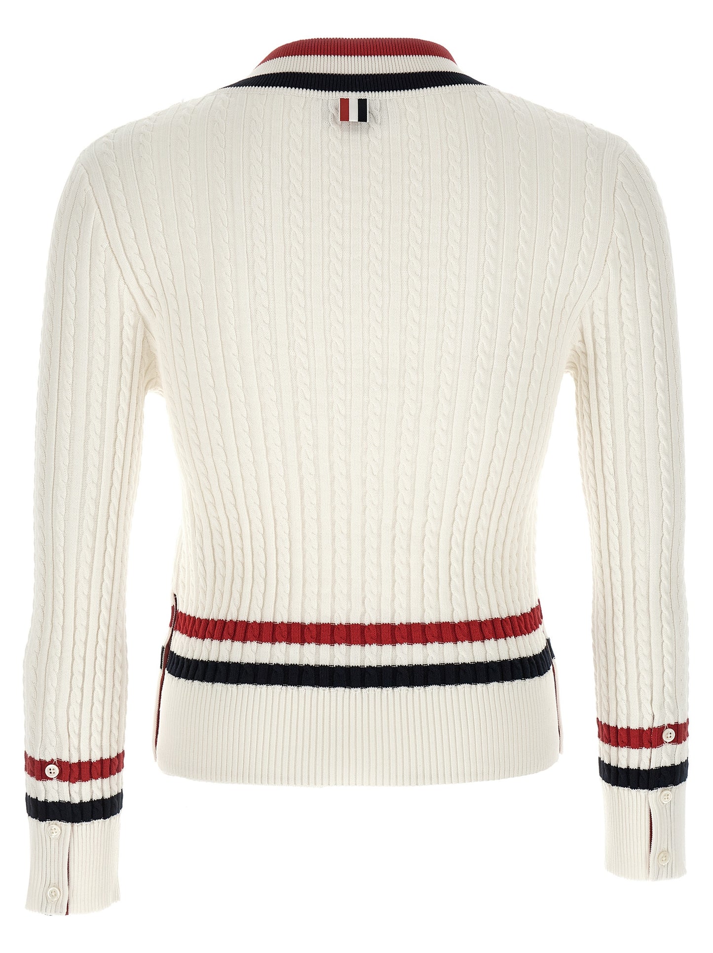 White Cotton Cardigan