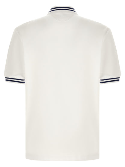 White Cotton Polo Shirt