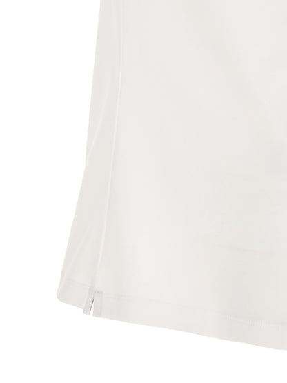 White Cotton Polo Shirt