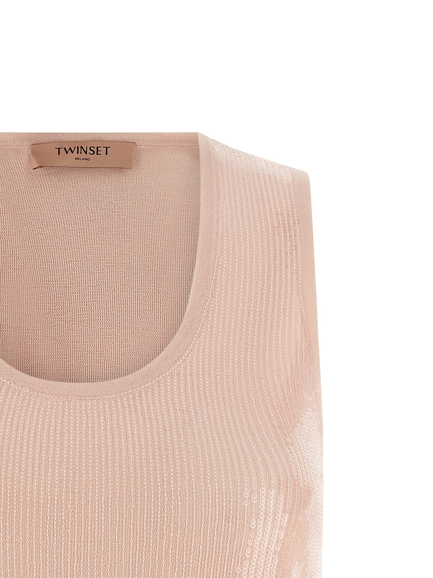 Multicolor Cotton Sleeveles T-Shirt