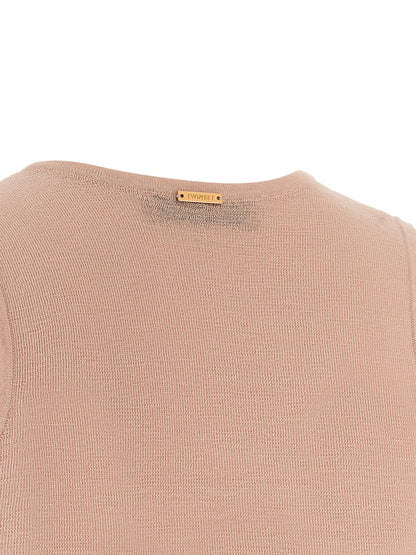 Multicolor Cotton Sleeveles T-Shirt