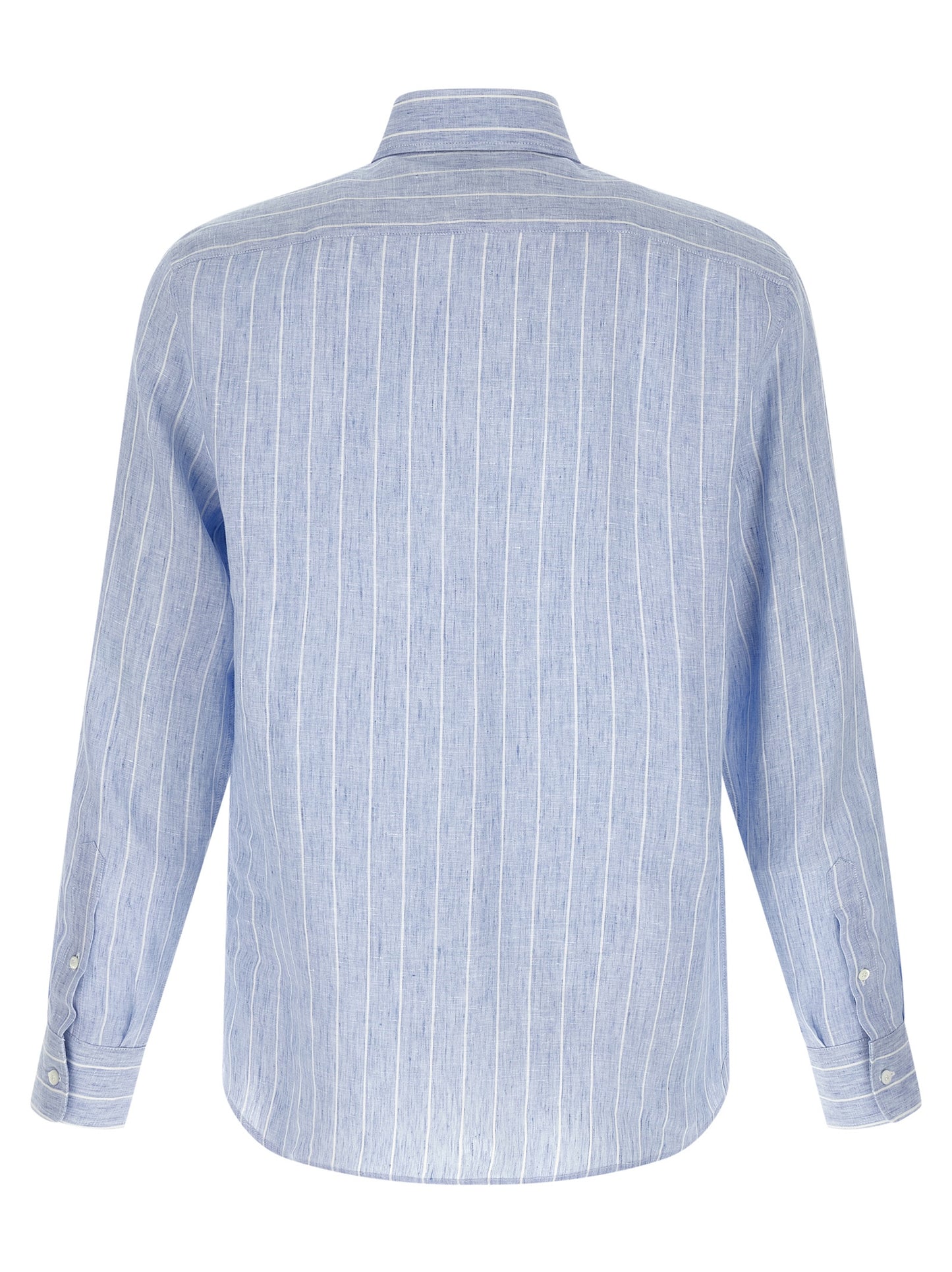 Blue Linen Blouse
