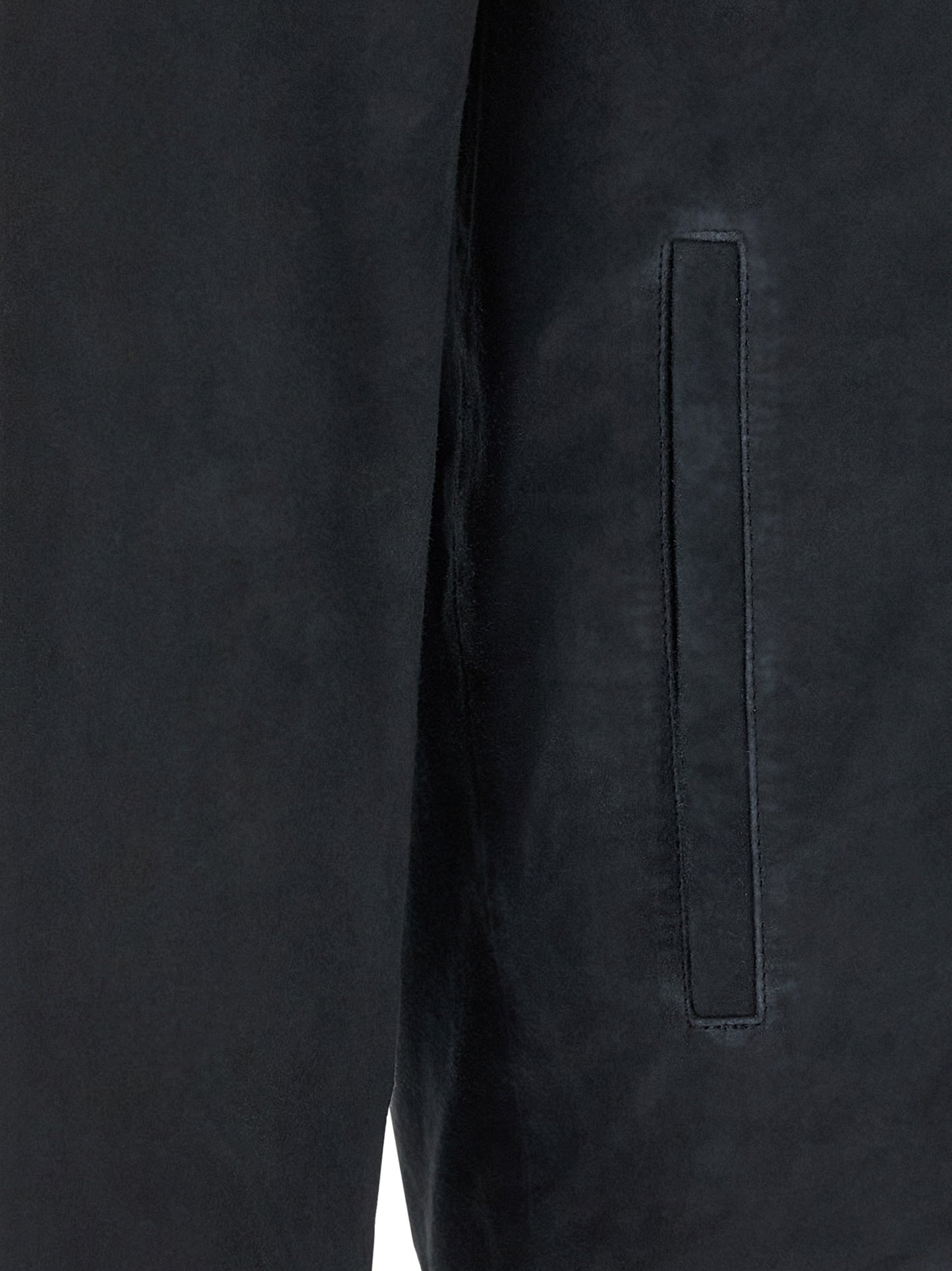 Blue Leather Leather Jacket