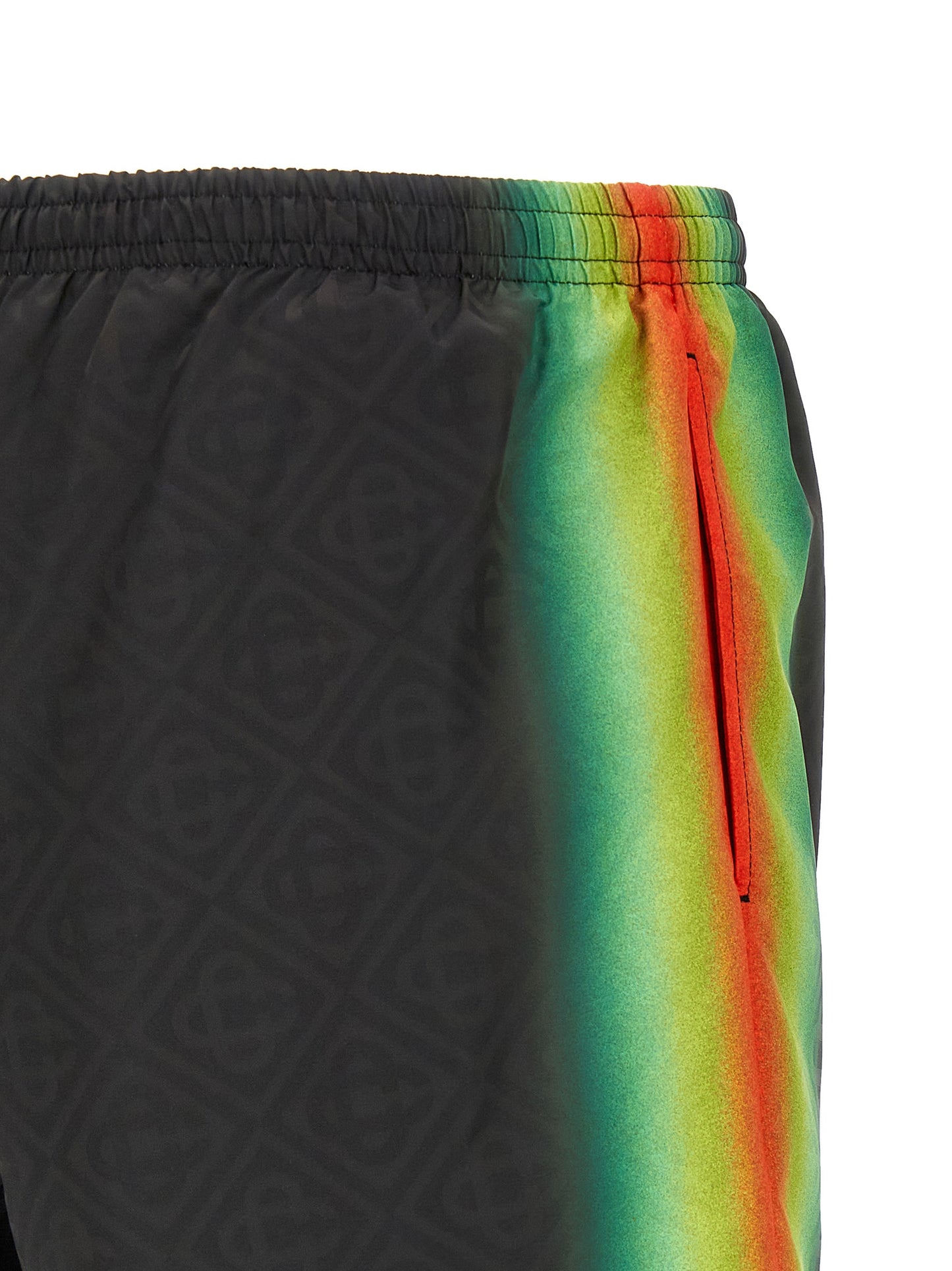 Multicolor Polyester Swim Shorts