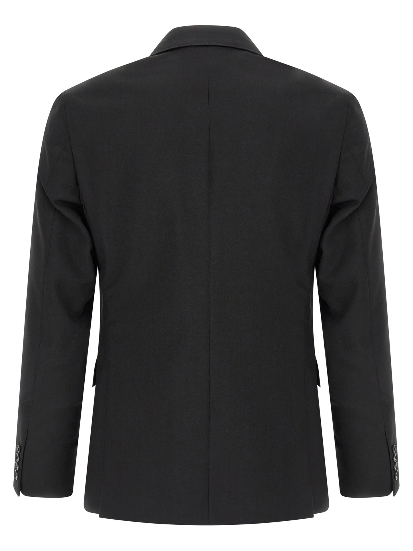Black Wool Two-Piece Suit
