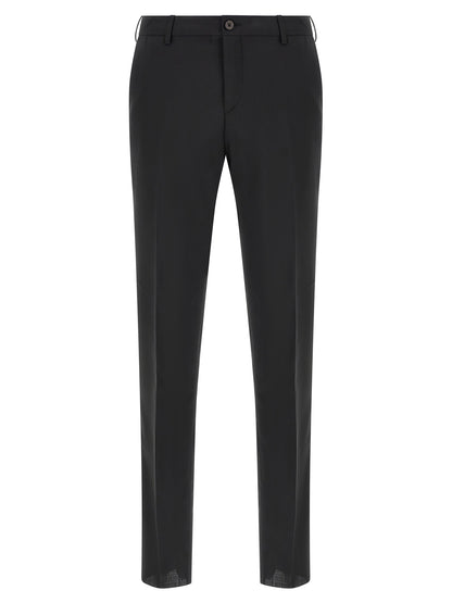 Black Wool Two-Piece Suit