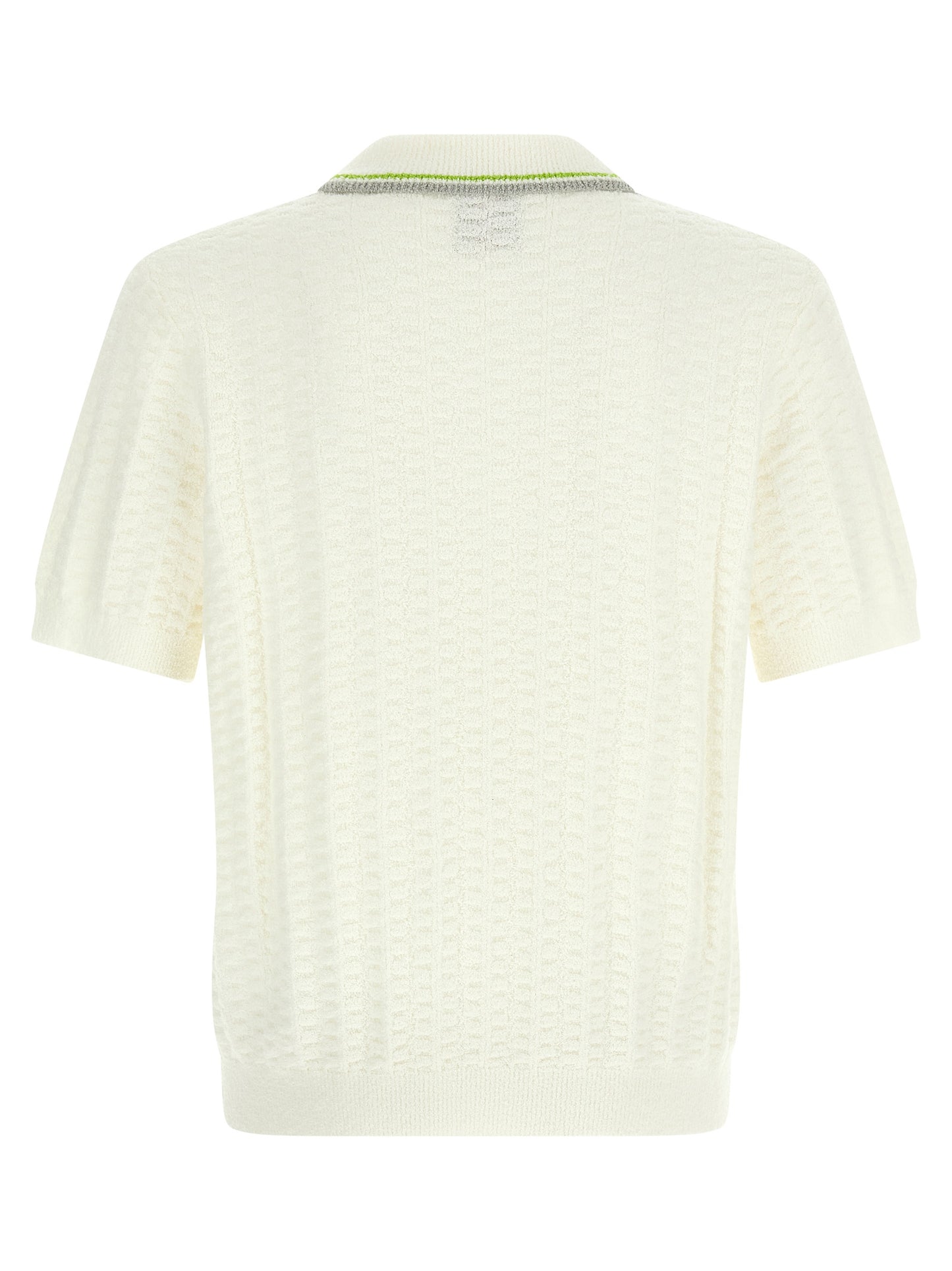 White Cotton Polo Shirt