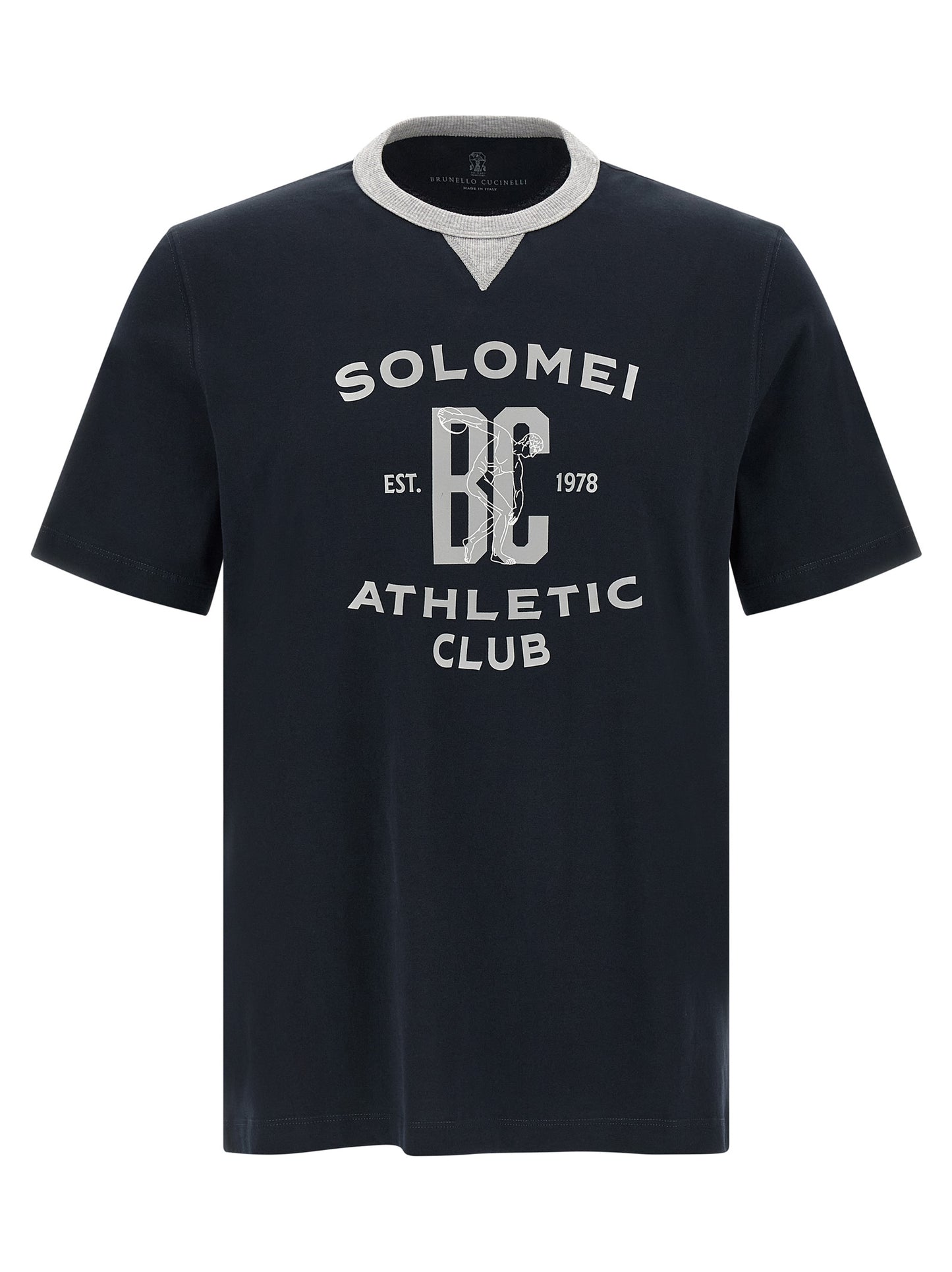 Blue Cotton T-Shirt