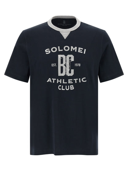 Blue Cotton T-Shirt