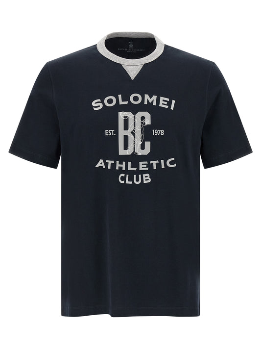 Blue Cotton T-Shirt