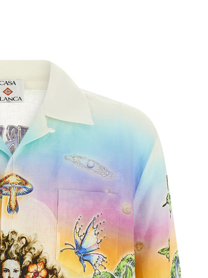 Multicolor Linen Blouse