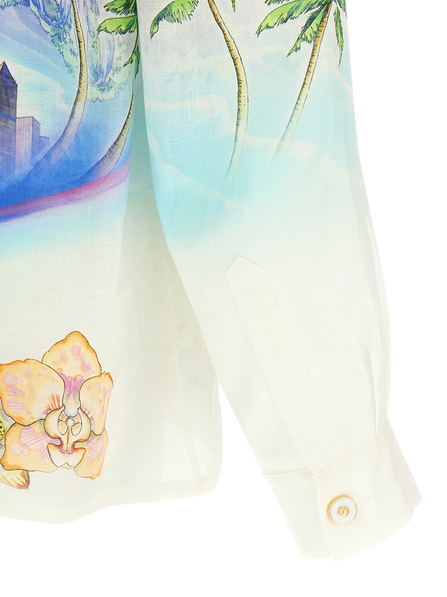 Multicolor Linen Blouse