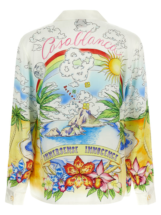 Multicolor Silk Blouse