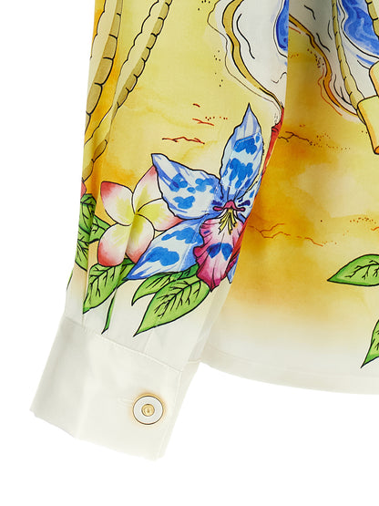 Multicolor Silk Blouse
