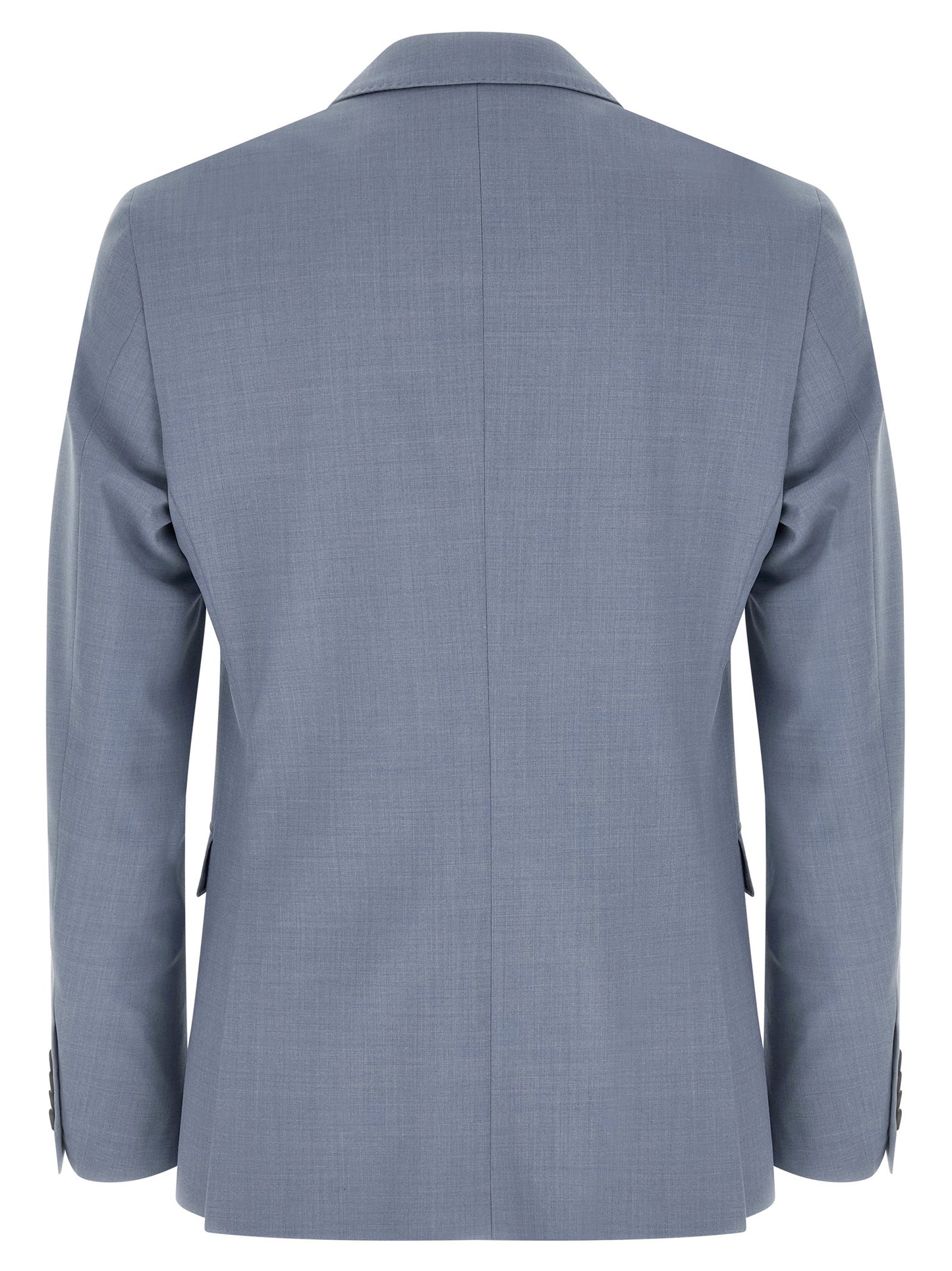 Blue Polyester Two-Piece Suit