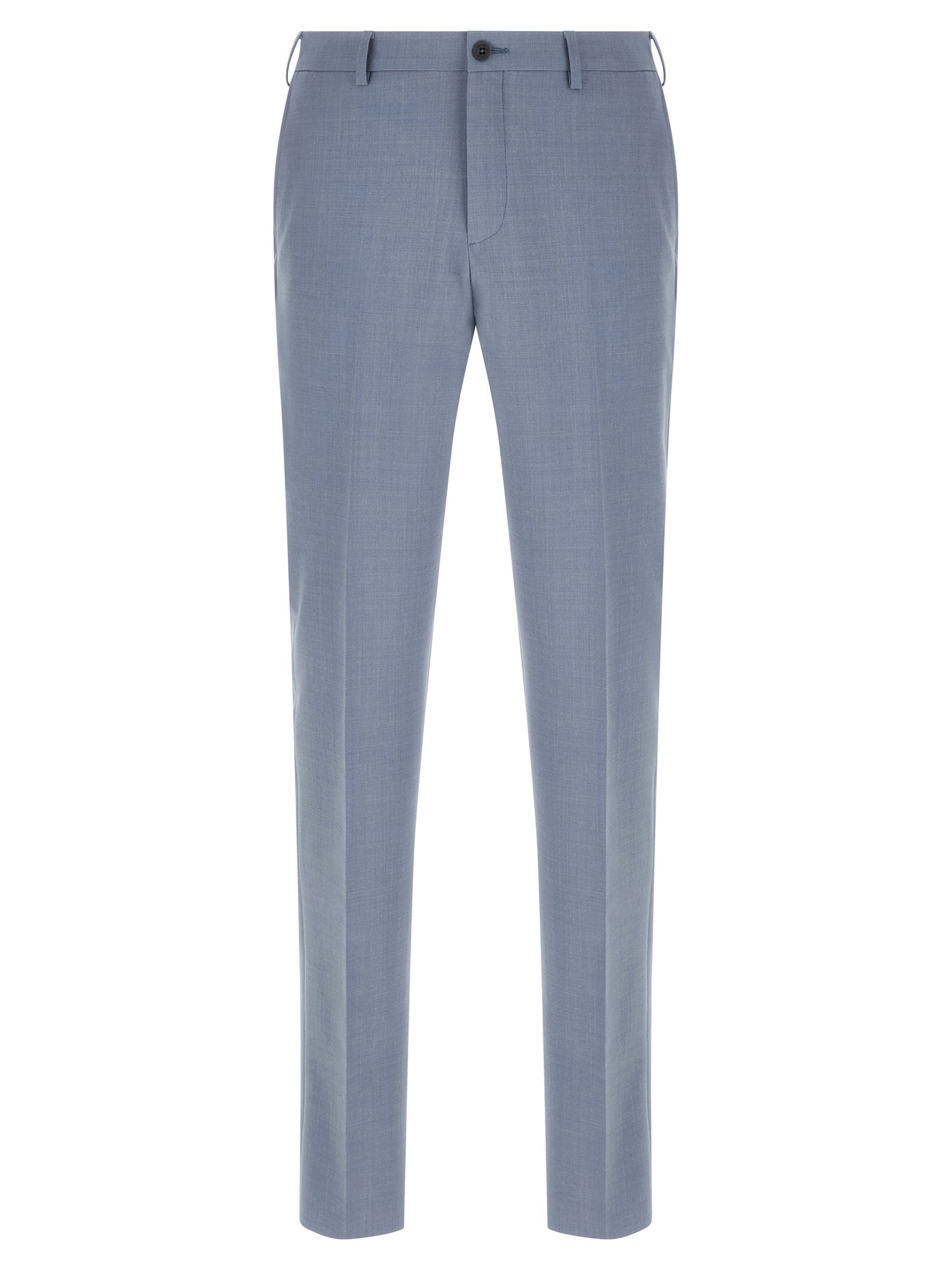 Blue Polyester Two-Piece Suit